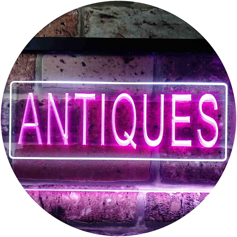 Antiques LED Light Sign - LED Gift Works