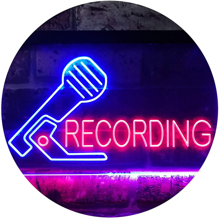 Microphone On Air Recording LED Light Sign - Way Up Gifts