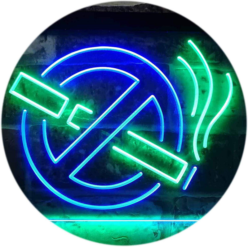 No Smoking LED Light Sign - LED Gift Works