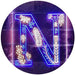 Family Name Letter N Monogram Initial LED Light Sign - Way Up Gifts