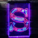 Family Name Letter S Monogram Initial LED Light Sign - Way Up Gifts