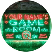 Personalized Game Room LED Light Sign - LED Gift Works