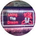 Paradise Island Living The Dream LED Light Sign - Way Up Gifts
