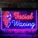 Facial Waxing LED Light Sign - Way Up Gifts