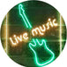 Guitar Live Music LED Light Sign - Way Up Gifts