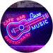 Guitar Cafe Bar Restaurant Live Music LED Light Sign - Way Up Gifts