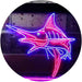 Deep Sea Fishing Blue Marlin Fish LED Light Sign - Way Up Gifts