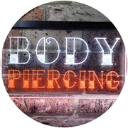 Body Piercing LED Light Sign - LED Gift Works