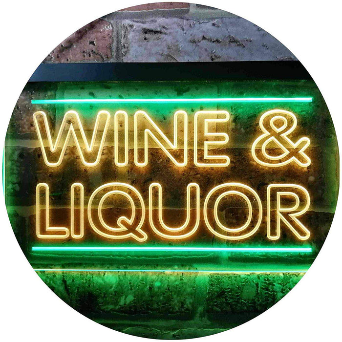 Wine Liquor LED Light Sign - Way Up Gifts
