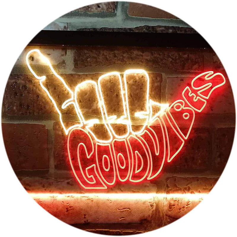 Good Vibes LED Light Sign - LED Gift Works