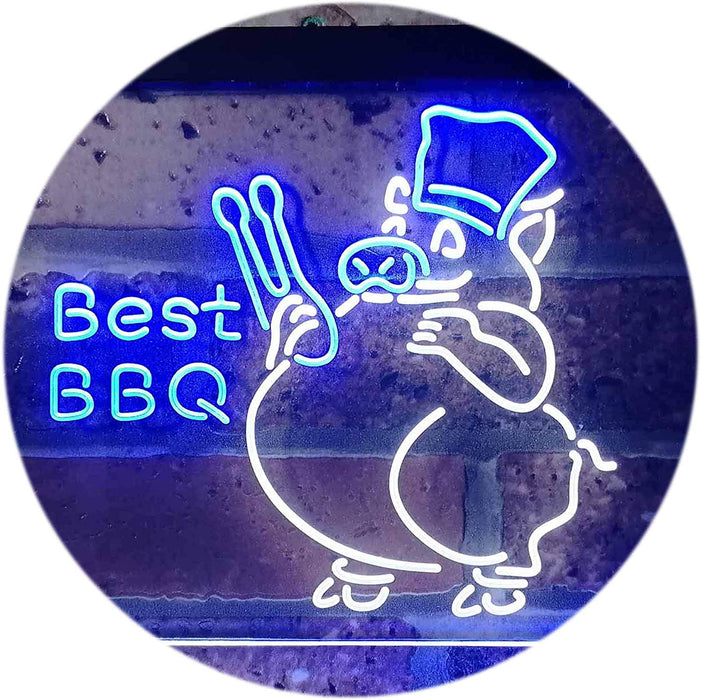 Best BBQ Pig LED Light Sign - Way Up Gifts