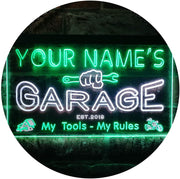 Personalized Home Garage Tools Handyman LED Light Sign - LED Gift Works