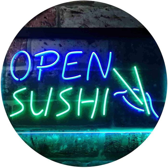 Open Sushi LED Light Sign - Way Up Gifts