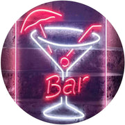 Cocktail Glass Bar LED Light Sign - LED Gift Works