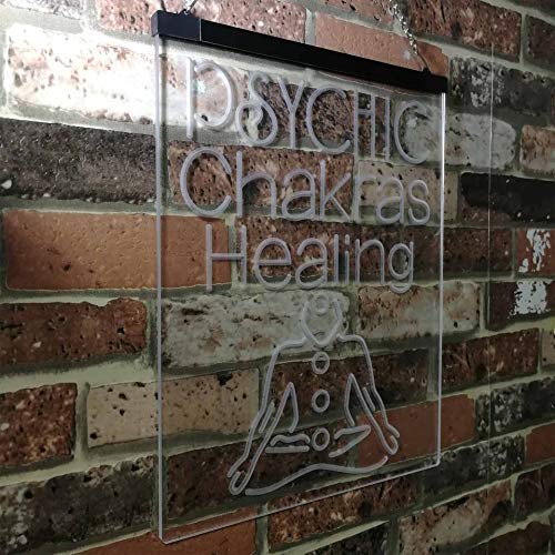 Psychic Chakras Healing LED Light Sign - Way Up Gifts