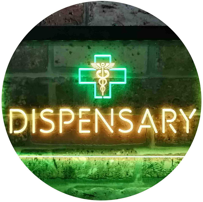 Medical Marijuana Dispensary LED Light Sign - Way Up Gifts