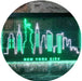 New York City Skyline Statue of Liberty LED Light Sign - Way Up Gifts