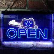Open Toothbrush Dentist LED Light Sign - LED Gift Works