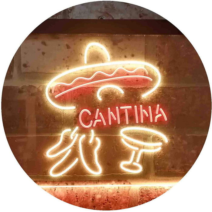 Mexican Bar Beer Cantina LED Light Sign - Way Up Gifts