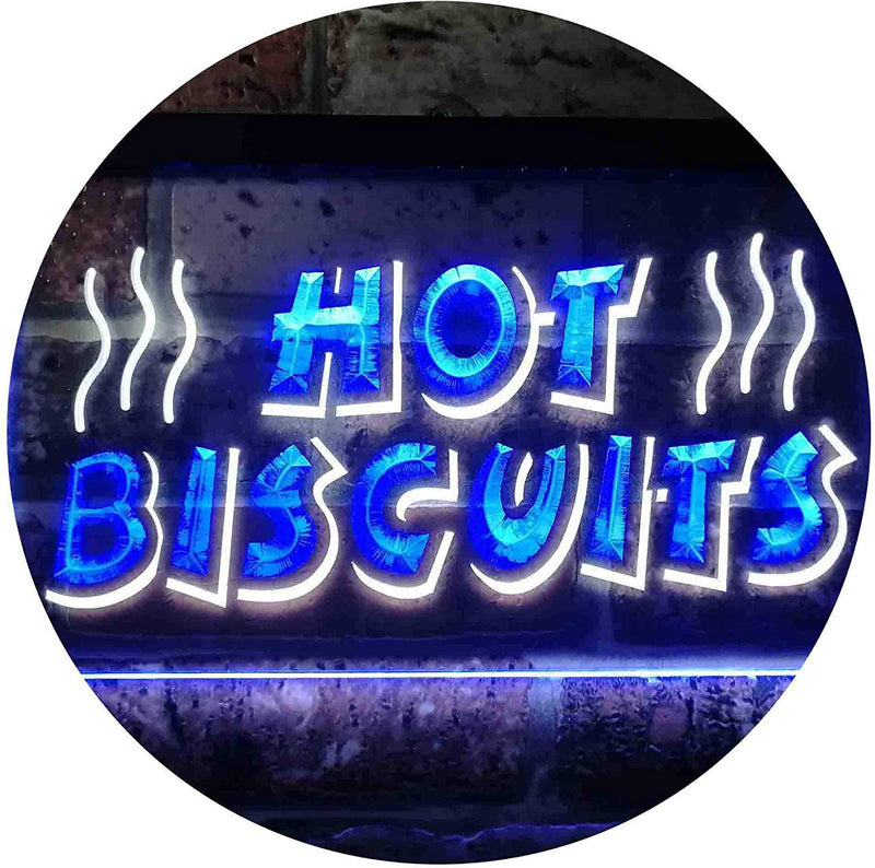 Hot Biscuits LED Light Sign - LED Gift Works