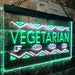 Vegetarian Food LED Light Sign - Way Up Gifts