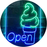 Ice Cream Open LED Light Sign - LED Gift Works