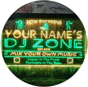 Personalized Music DJ Zone DJ Gift LED Light Sign - LED Gift Works