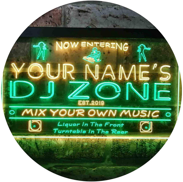 Personalized Music DJ Zone DJ Gift LED Light Sign - Way Up Gifts