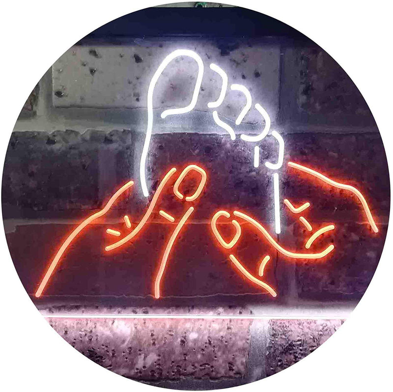 Foot Massage LED Light Sign - LED Gift Works
