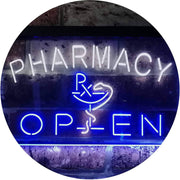 RX Pharmacy Open LED Light Sign - LED Gift Works