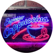 Coffee Shop Espresso Cappuccino LED Light Sign - LED Gift Works