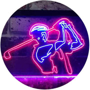 Golf Course Pro Shop Golf Player LED Light Sign - LED Gift Works
