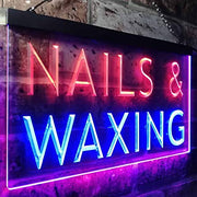 Beauty Salon Nails Waxing LED Light Sign - LED Gift Works