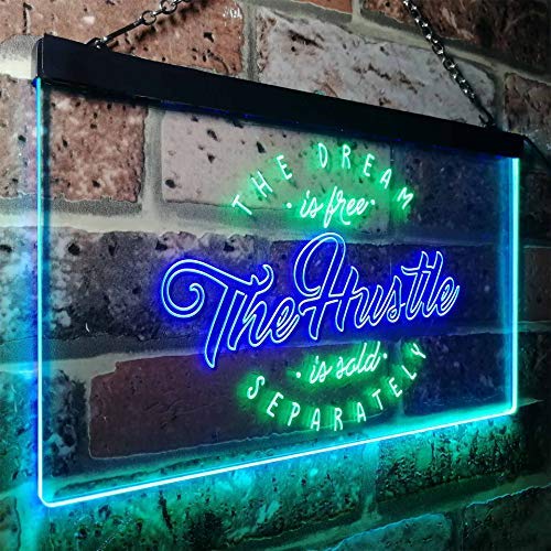 Dream Free Hustle Sold Separately LED Light Sign - Way Up Gifts