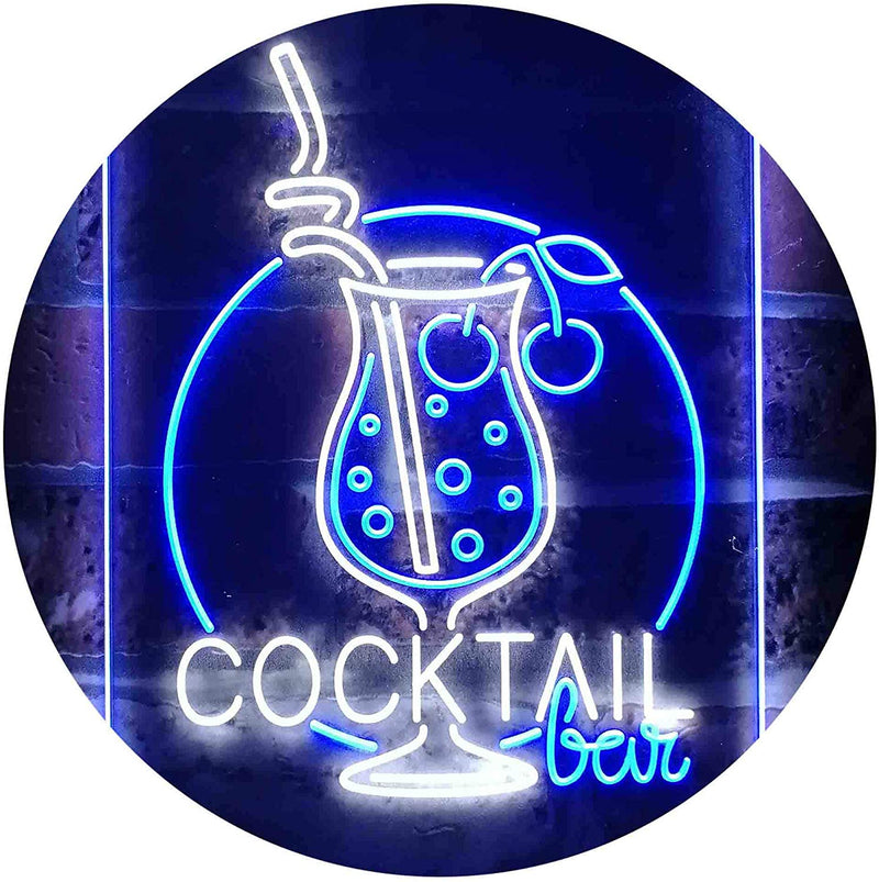 Cocktail Bar LED Light Sign - LED Gift Works