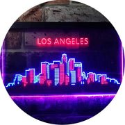 Los Angeles City Skyline LED Light Sign - LED Gift Works