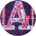 Family Name Letter A Monogram Initial LED Light Sign - Way Up Gifts