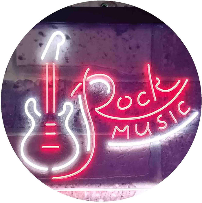 Guitar Rock Music LED Light Sign - Way Up Gifts