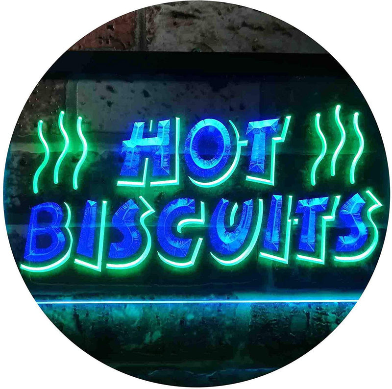 Hot Biscuits LED Light Sign - LED Gift Works