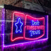 Don't Mess with Texas Flag Garage LED Light Sign - Way Up Gifts
