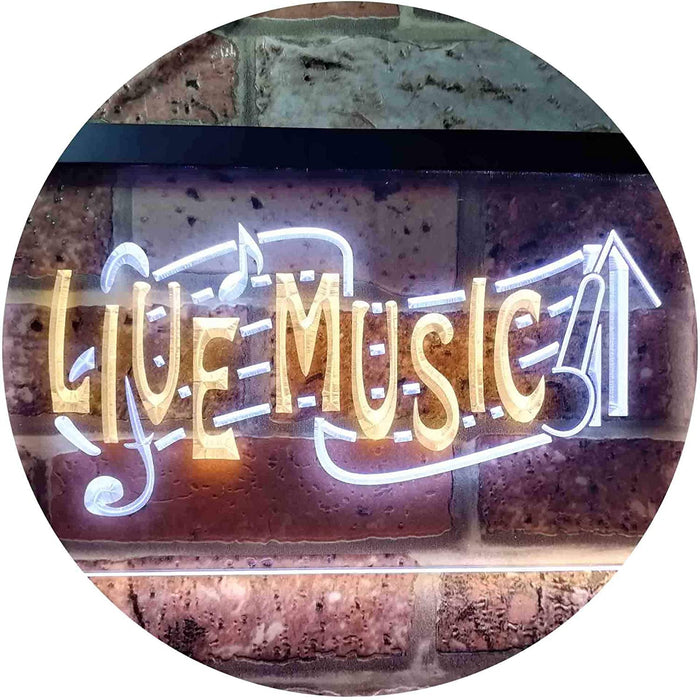 Live Music LED Light Sign - Way Up Gifts
