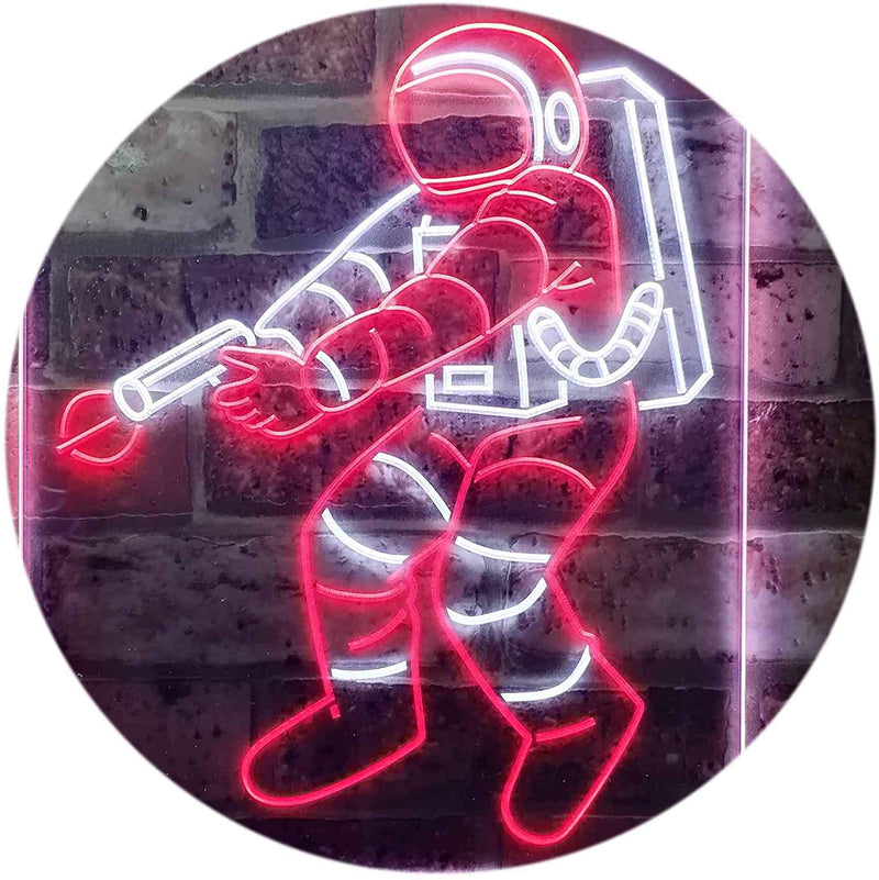 Space Astronaut LED Light Sign - LED Gift Works