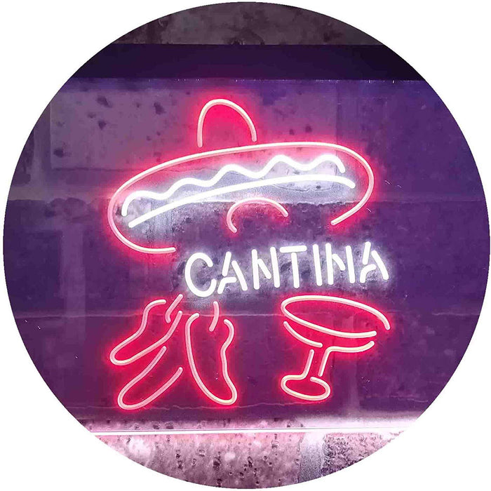 Mexican Bar Beer Cantina LED Light Sign - Way Up Gifts
