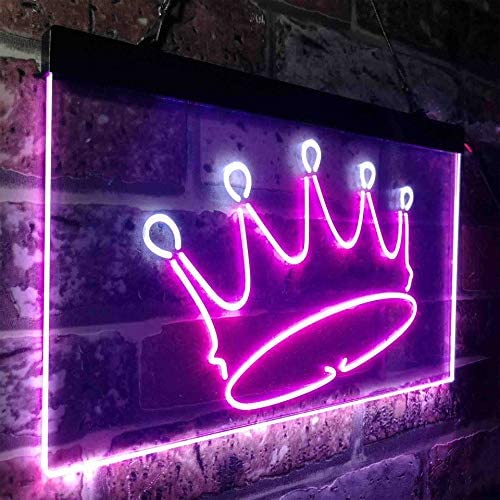 Princess Crown Girls Room Decor LED Light Sign - Way Up Gifts