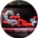 Carpe Diem Seize The Day Bedroom Quote LED Light Sign - Way Up Gifts