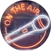 Microphone On The Air LED Light Sign - LED Gift Works
