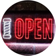 Barber Shop Pole Open LED Light Sign - LED Gift Works