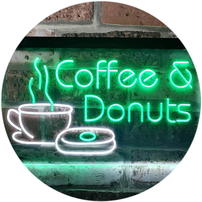 Coffee Donuts LED Light Sign - Way Up Gifts