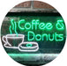 Coffee Donuts LED Light Sign - Way Up Gifts