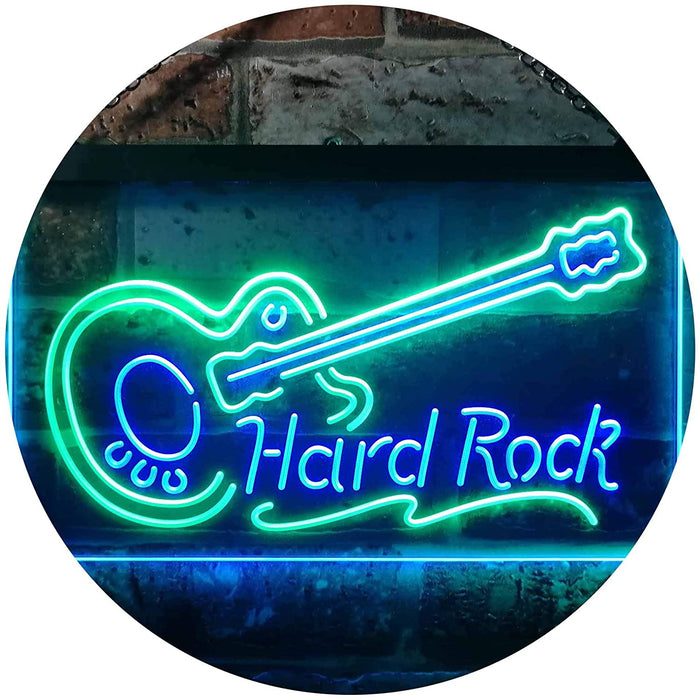Guitar Hard Rock Music LED Light Sign - Way Up Gifts